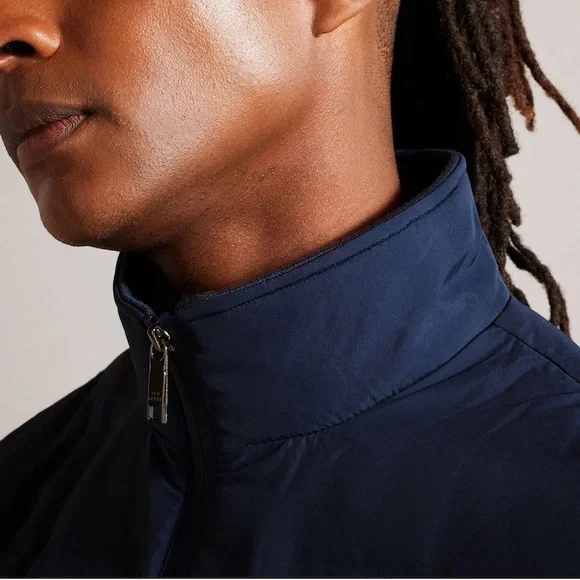 NEW Ted Baker Blue Tucson Welded Nylon Liner Jacket - Picture 4 of 7